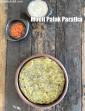 Mooli Palak Paratha, Radish Spinach Paratha in Hindi