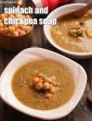 Spinach and Chickpea Soup in Hindi