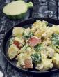 Sweet Potato Salad with Mustard and Curd Dressing