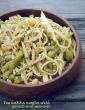 Veg Hakka Noodles with Sprouts and Peanuts