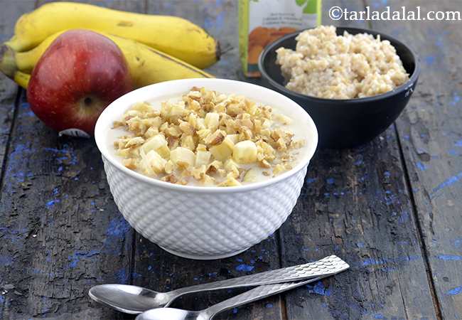 Apple and Banana Steel Cut Oats