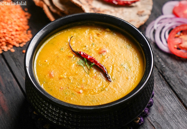 Bengali masoor dal recipe | mushurir dal | peyaj diye masoor dal |