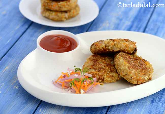 Broken Wheat and Paneer Patties