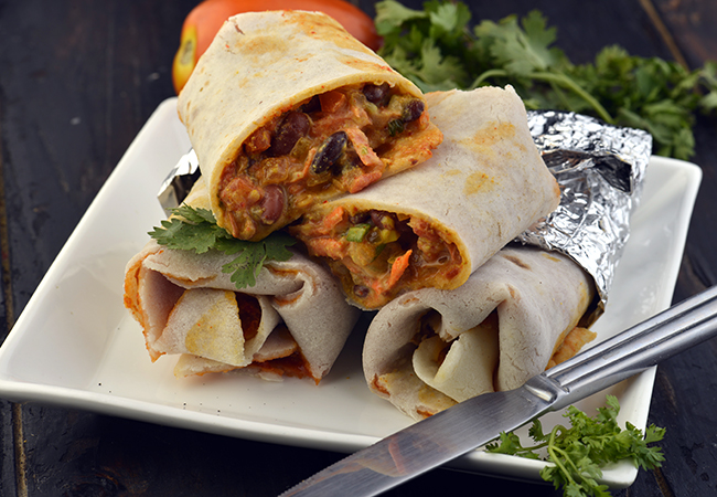  Chatpata Rajma Wrap ( Wraps and Rolls)