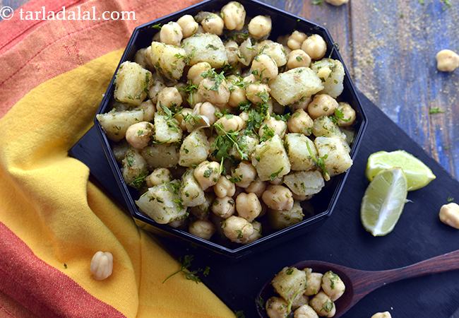 Chatpatta Chana and Potato Salad