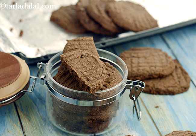  चॉकलेट कुकीज | घर पर बनाए हुए चॉकलेट कुकीज - Chocolate Cookies, Homemade Chocolate Cookies 