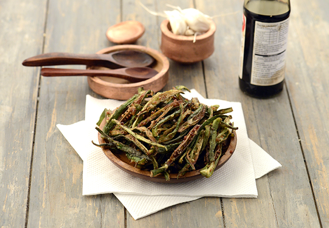  Crispy Okra, Bhindi Fry Recipe