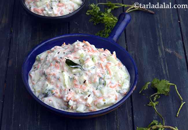 Cucumber and Carrot Curd Rice