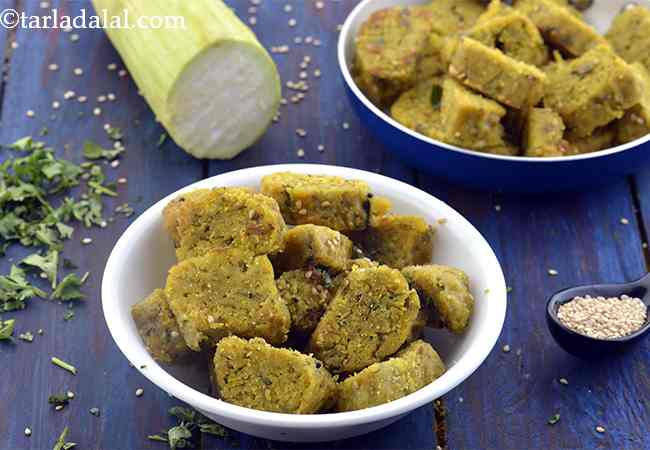 Doodhi Muthia ( Non - Fried Snacks )