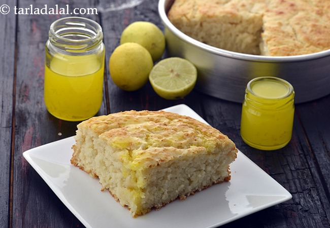 Eggless Lemon Cake, Indian Style Lemon Cake