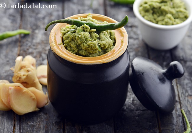 Ginger Green Chilli Paste