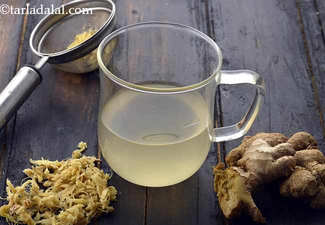 अदरक की चाय | अदरक का पानी | सर्दी और खांसी के लिए अदरक का पानी | सर्दी और खांसी के लिए घरेलु नुस्खे | - Ginger Tea, Ginger Water for Cold and Cough