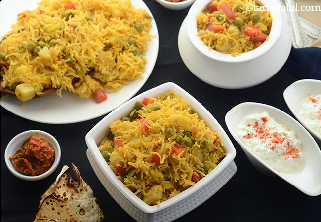  गुजराती मसाला भात| खारी भात - Gujarati Masala Bhaat