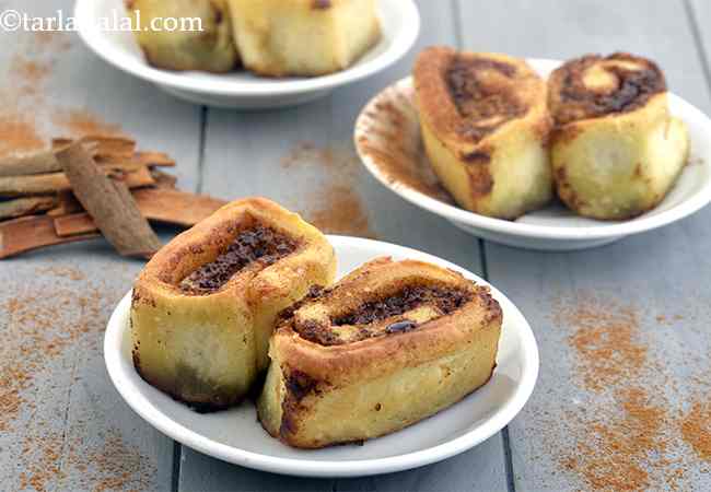  Homemade Cinnamon Rolls Recipe, Eggless