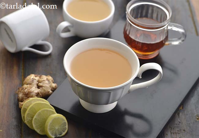  Honey Ginger Tea for Cold and Cough