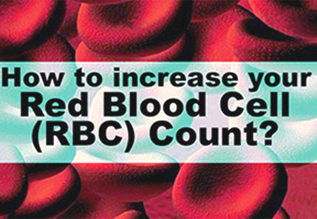 How to increase your Red Blood Cell (RBC) count?