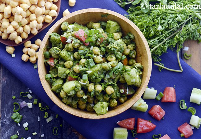 Indian Chickpea Salad for Weight Loss