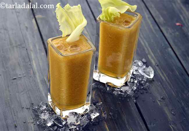 Lemony Lettuce Drink, Lemony Lettuce and Apple Juice