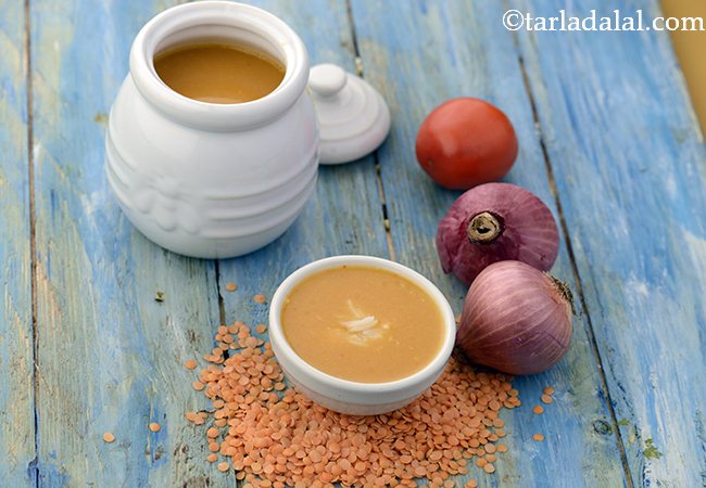 मसूर दाल सूप रेसिपी | मसूर दाल करी सूप | स्वस्थ दाल का सूप | वजन घटाने के लिए प्रोटीन से भरपूर मसूर दाल सूप | Masoor Dal Curry Soup ( Protein Rich Recipe)