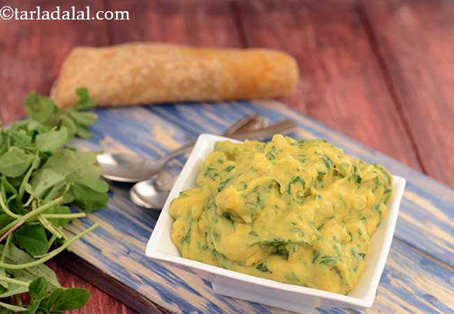  Methi Pitla ( Healthy Subzi)