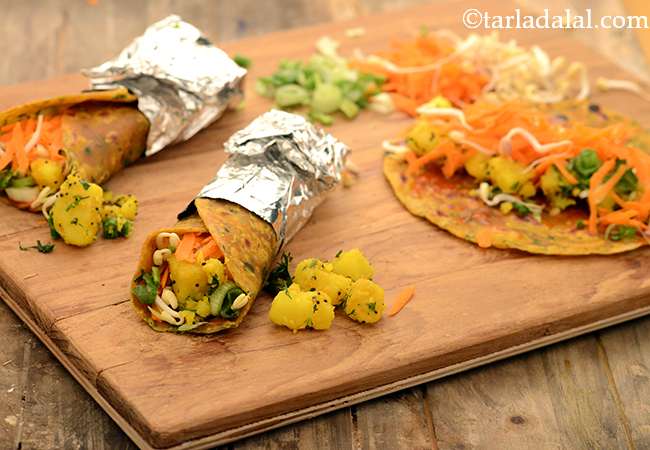 Methi Thepla Wrap