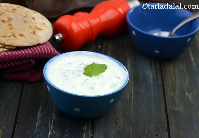 Mint Raita for Weight Loss, Healthy Pudina Raita