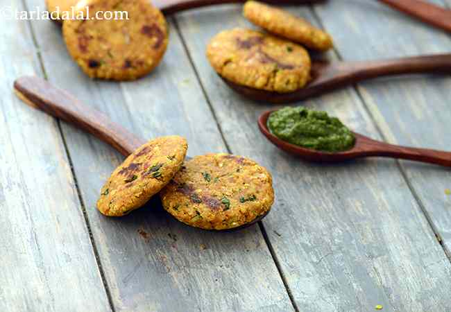 Oats Moong Dal Tikki