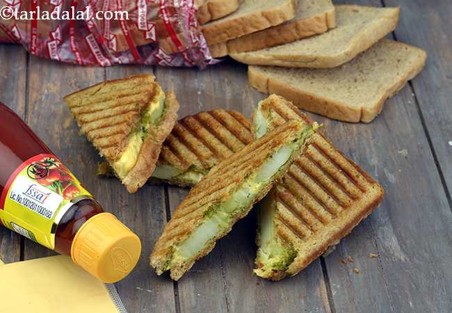 Potato Cheese Grilled Sandwich