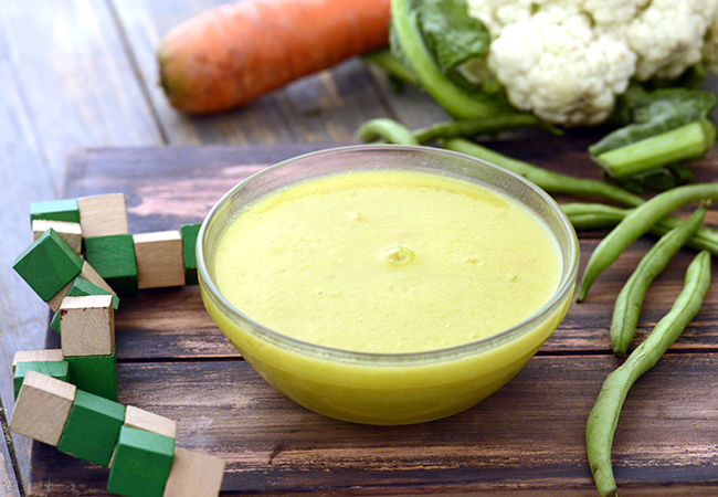  बच्चों के लिए वेजिटेबल सूप रेसिपी | ९ महीने के शिशुओं के लिए सब्जियों का सूप - Potato and Vegetable Soup for Babies and Toddlers 