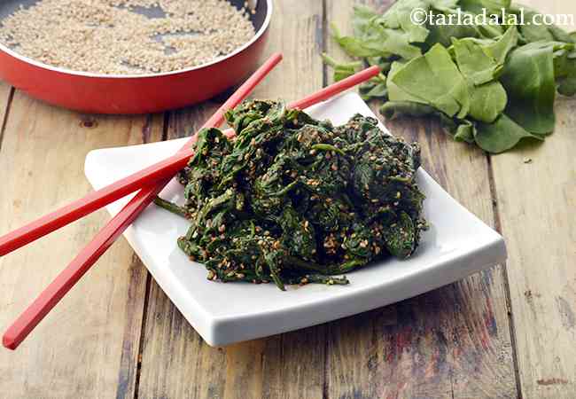 Spinach in Sesame Sauce