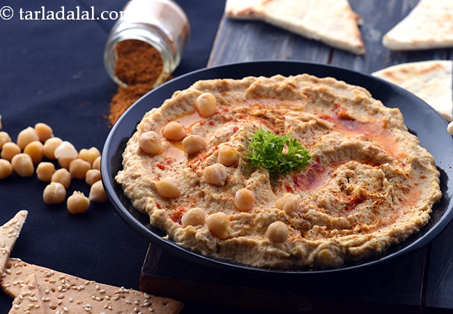 Tandoori Hummus, Healthy Tandoori Hummus