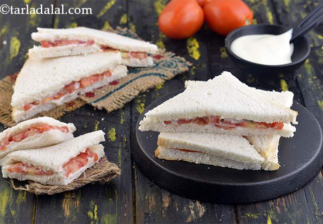 Tomato Cheese Sandwich, Kids Afterschool Recipe