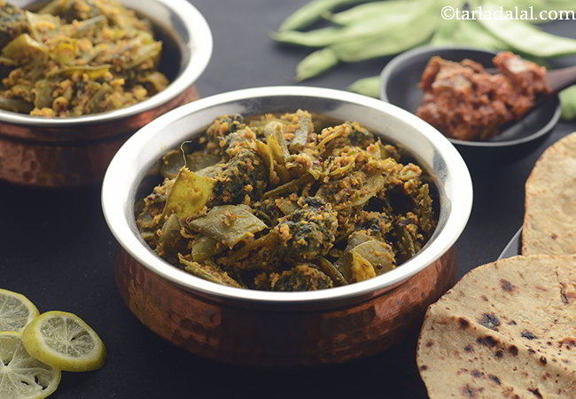  Valor Muthia Nu Shaak, Gujarati Sabzi