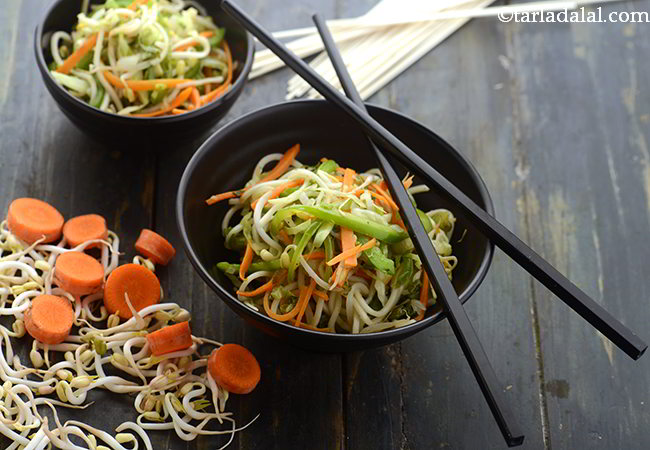  Whole Wheat Vegetable Noodles, Hakka Noodles for Diabetics