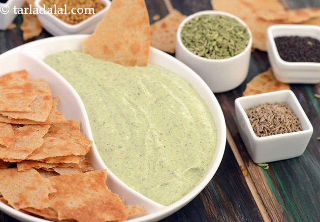 achari dip recipe | healthy achar dip | Indian achari dip