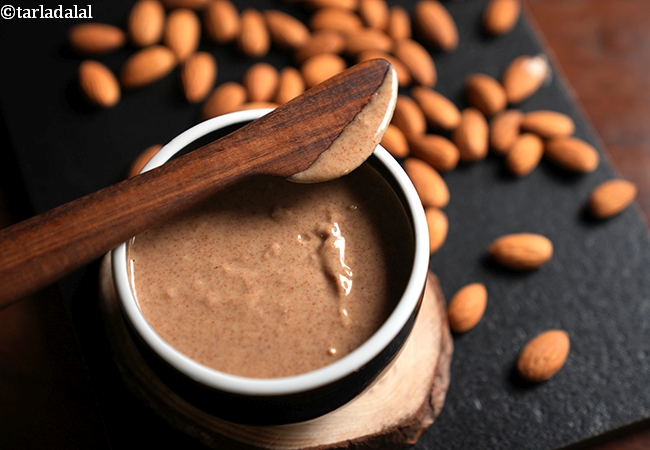 घर का बना बादाम का मक्ख़न की रेसिपी, वजन घटाने और एथलीट के लिए | Homemade Almond Butter, for Weight Loss and Athletes