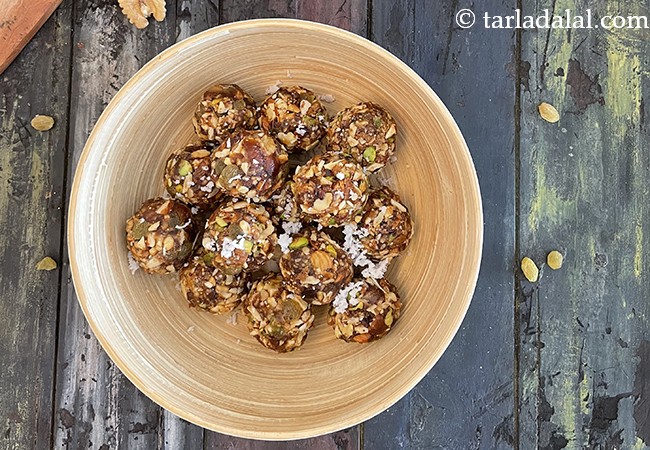 dry fruit ladoo recipe | dry fruit healthy balls | no sugar dry fruit and coconut ladoo |