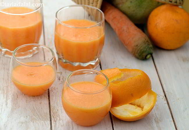  संतरे का जूस रेसिपी | ऑरेंज का जूस बनाने के ३ तरीके | संतरे का जूस कैसे बनाए मिक्सर में - How To Make Orange Juice At Home, Orange Juice in Juicer, Mixer, Blender 