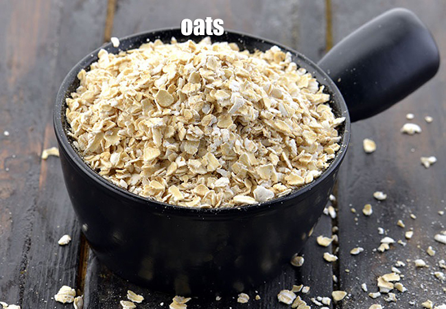 क्विक कुकिंग रोल्ड ओटस् ( Quick cooking rolled oats )