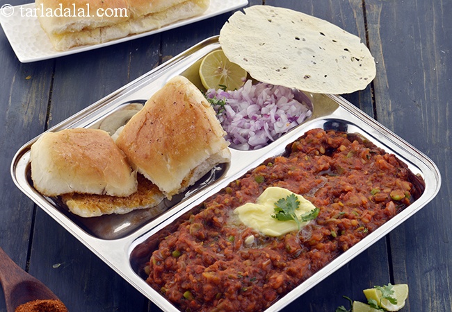 pav bhaji | mumbai roadside pav bhaji | pav bhaji without pressure cooker |