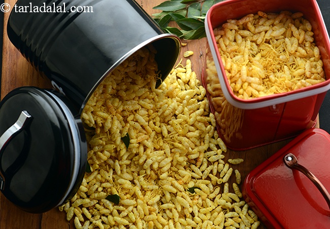 sev murmura recipe | sev kurmura | sev mamra | spicy puffed rice | masala puffed rice |