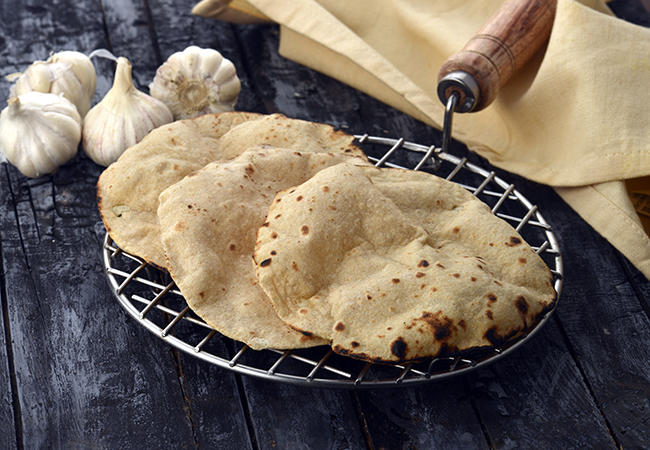  तंदुरी रोटी - Tandoori Roti, Tandoori Roti On A Tava 