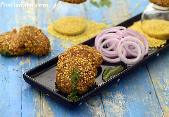 Paneer Pudina Tikki Video By Tarla Dalal